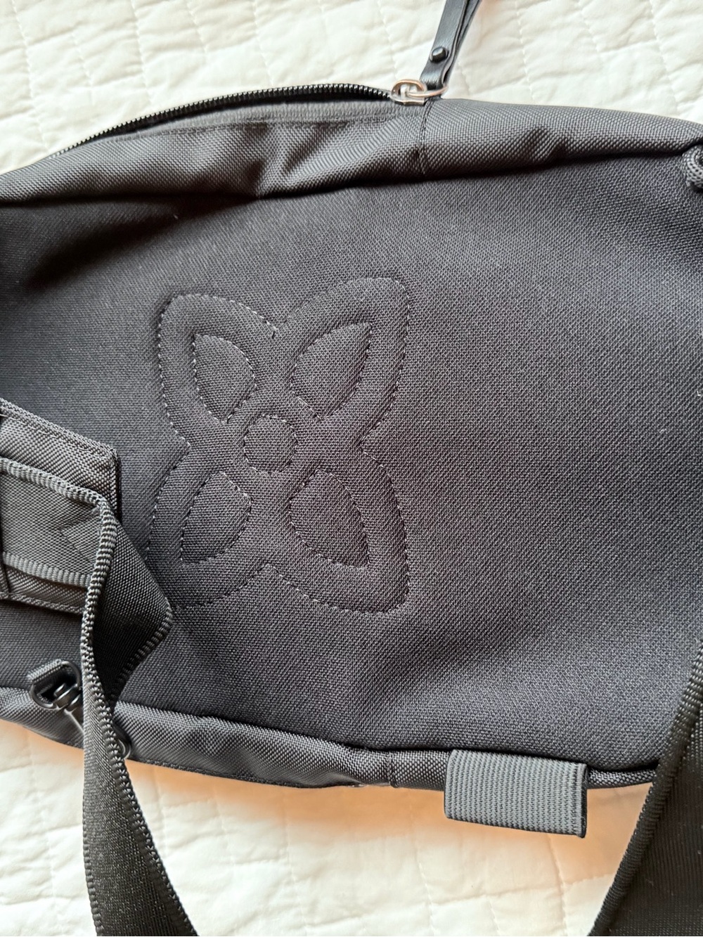 Sherpani Black Backpack with Floral Panel and Beige Crossbody Set—all 3 for $50 - Picture 5 of 5
